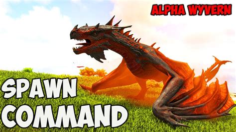 fire wyvern ark spawn tamed command pc.